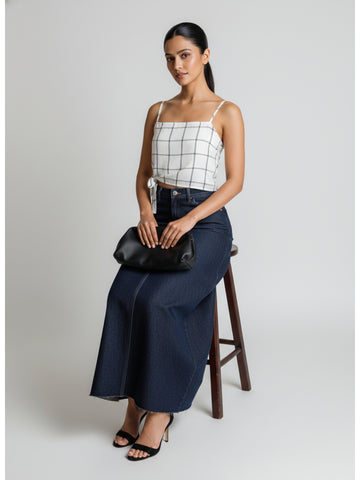 Chimpaaanzee Women White Crop Top