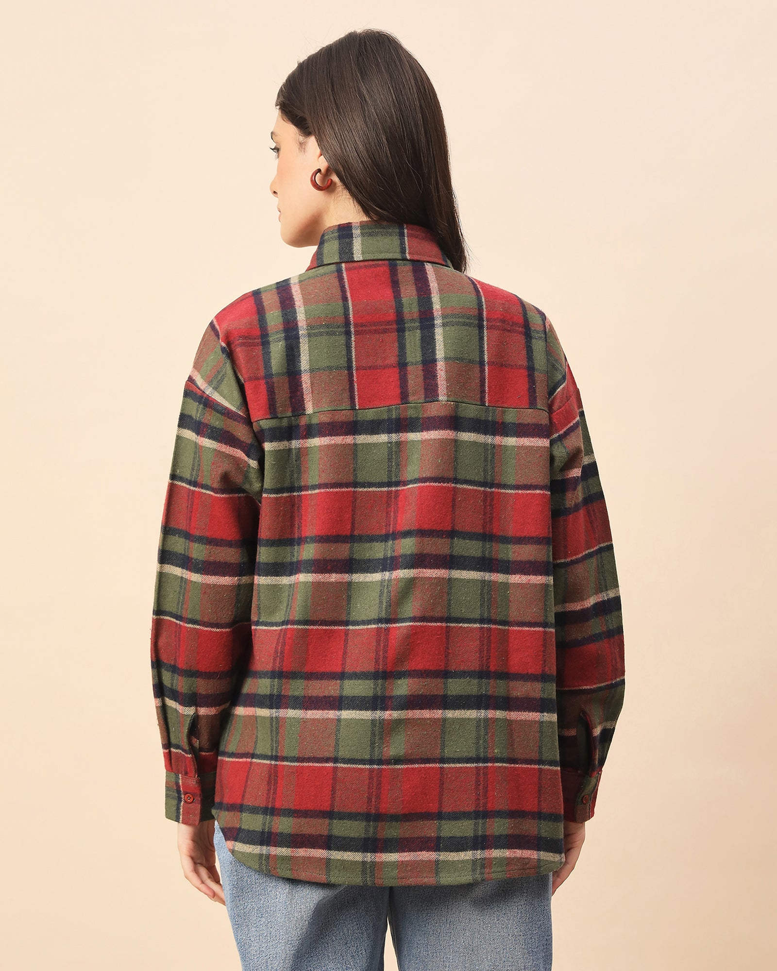 Chimpaaanzee Women Multicolor Oversized Shirt - CHIMPAAANZEE