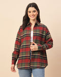 Chimpaaanzee Women Multicolor Oversized Shirt - CHIMPAAANZEE