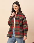Chimpaaanzee Women Multicolor Oversized Shirt - CHIMPAAANZEE