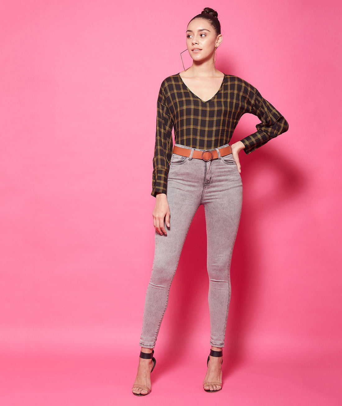 Chimpaaanzee Viscose Regular Tops - Black