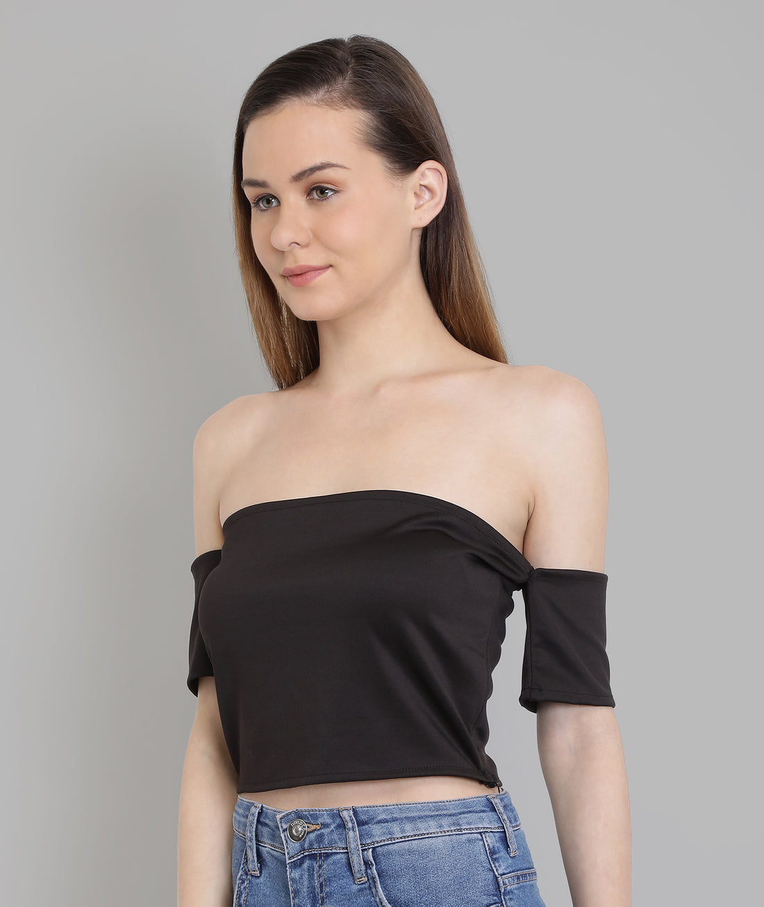 Chimpaaanzee Women Tubed Crop Top