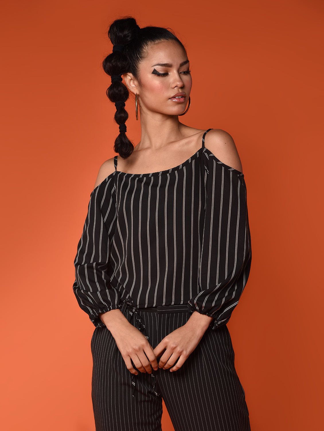 Chimpaaanzee Women Cold Shoulder Top